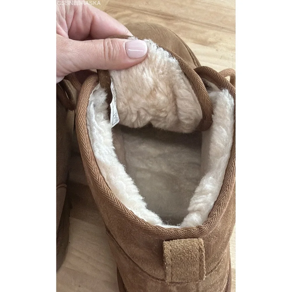 UGG Neumel Chestnut Suede Lace Up Chukka Boots Men's Size 12